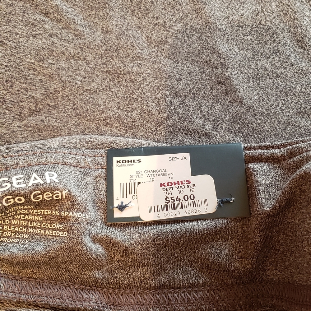 Tec gear active wear pants size 2x